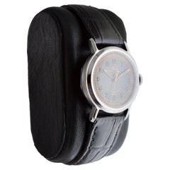 Mido Steel Multifort Extra Uhr mit außergewöhnlichem Patina-Zifferblatt, um 1940