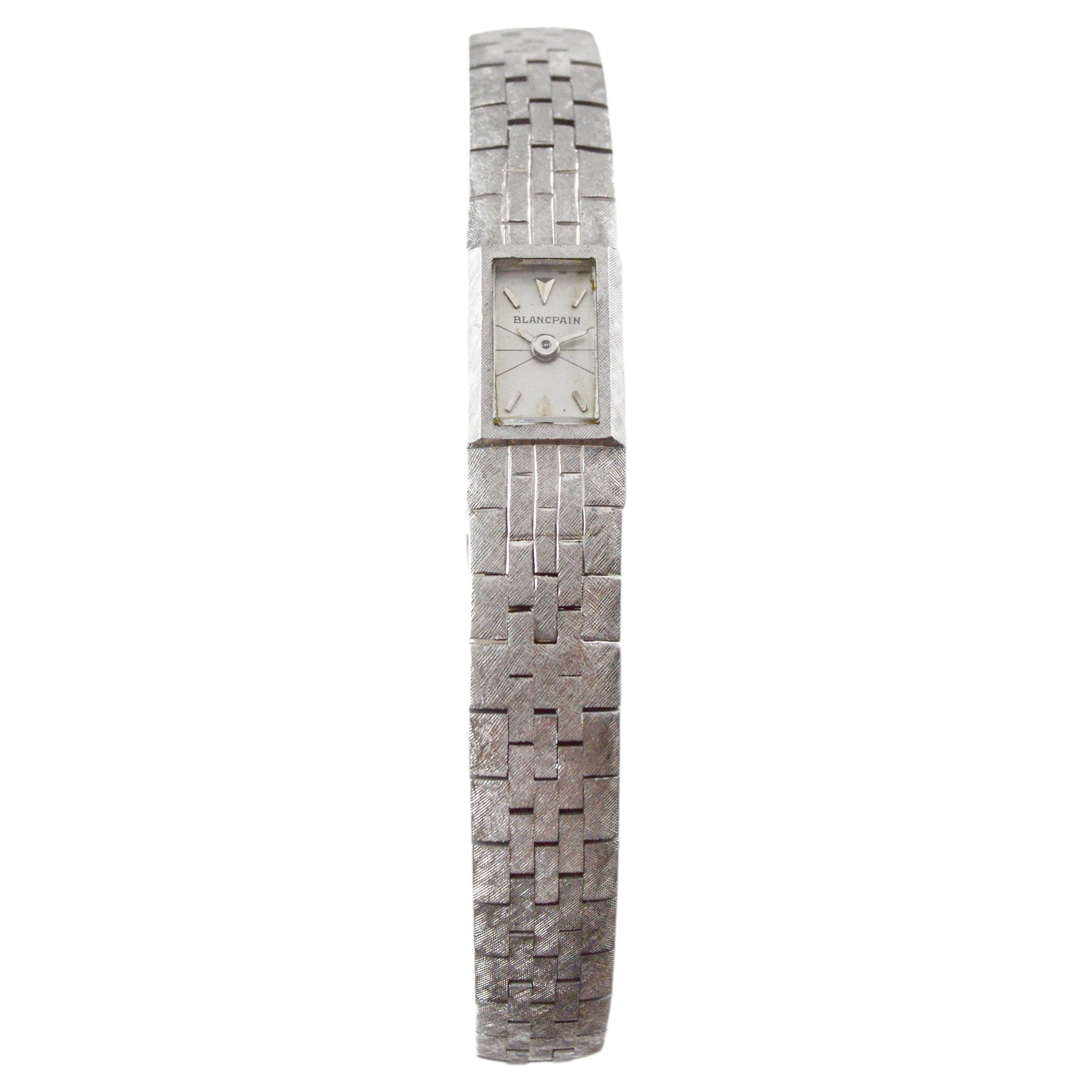 Pre-owned Blancpain 18 Karat Gold Handmade Ladies Dress Watch Circa 1950 New Condition In Multiple