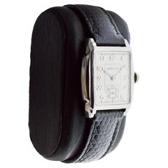 Hamilton Gold Filled Art Deco Watch with Rare Dial and Original Buckle 1928