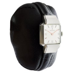 Rolex Stainless Steel Precision Ladies Art Deco Watch