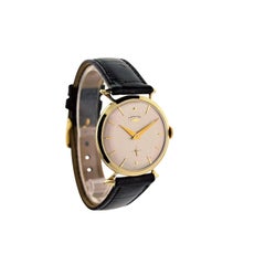 Hamilton Gelbgold Sir Echo Manuelle Armbanduhr:: ca. 1950er Jahre