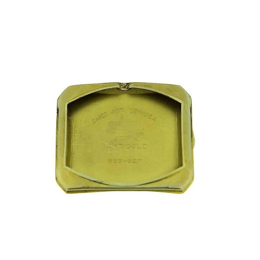 Gruen Yellow Gold Art Deco Automatic Wristwatch, circa 1940s 2