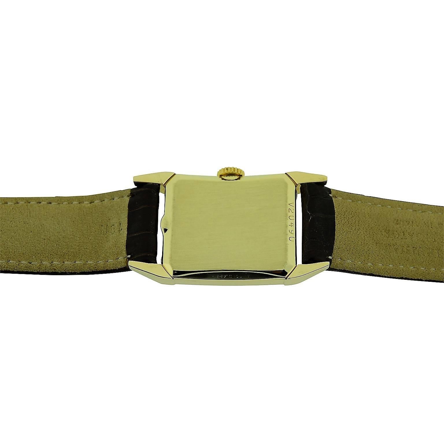 Gruen Yellow Gold Art Deco Automatic Wristwatch, circa 1940s 1