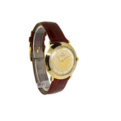 Universal Geneve Yellow Gold Filled Disco Volante Automatic Watch, 1950s