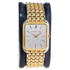 Handuhr von Audemars Piguet, Gelb- und Weißgold Ultra Thin, 1980er-Jahre