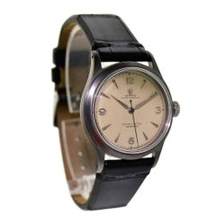 Rolex Stainless Steel Oyster Perpetual Manual Wind Wristwatch, 1954