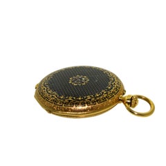 Favre Keywind Conversion to Stemwinding Yellow Gold Hunter's Case Pocket Watch