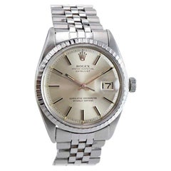 Rolex Datejust Ref 1603 in acciaio inossidabile con quadrante originale, circa anni '70