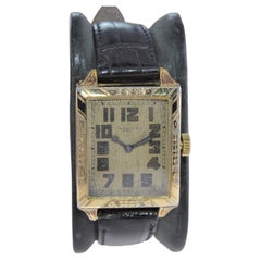 Waltham Yellow Gold Filled Art Deco Wristwatch from 1926 to Navigate Your Day