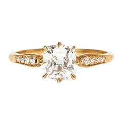 Trumpet 
Horn 1.07 Carat Diamond Used Inspired Engagement Ring
