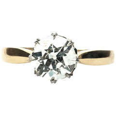 Trumpet & Horn 1.55 Carat Diamond Engagement Ring