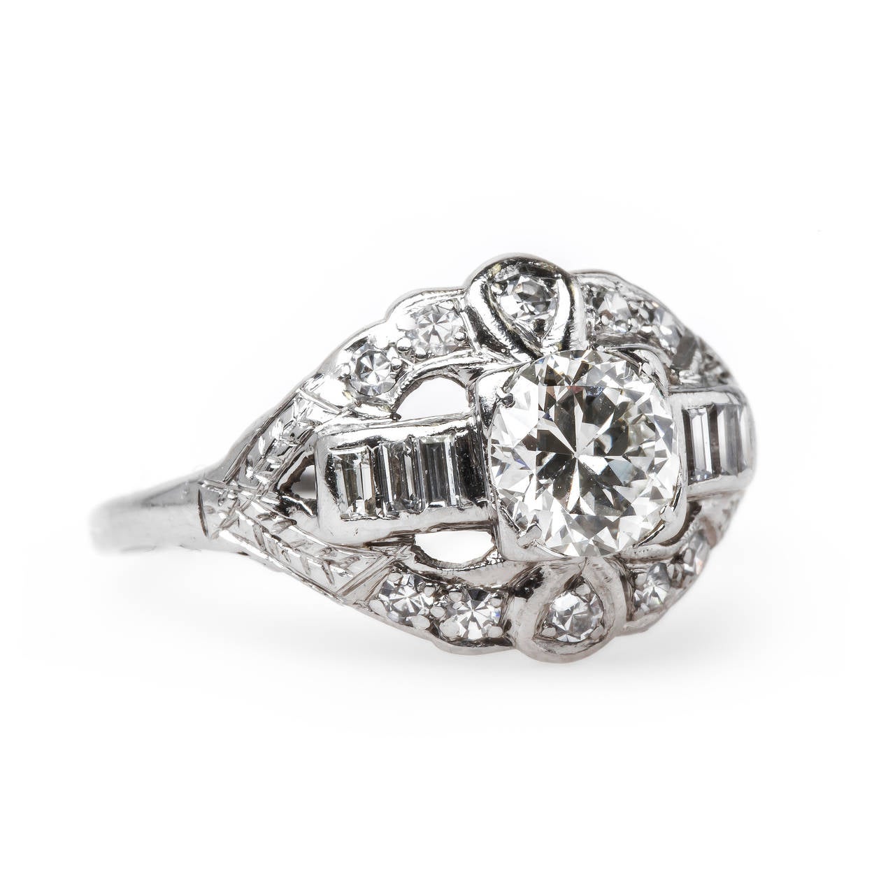 Beautiful pave engagement rings