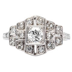 Classic .25 Carat Diamond Platinum Engagement Ring