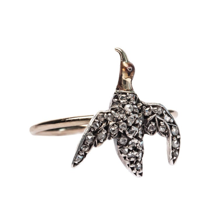 Victorian Stick Pin Repurposed into a Ring