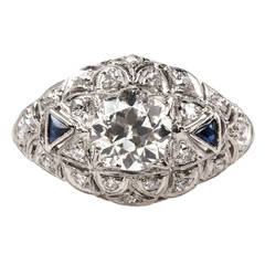 Vintage Incredible Edwardian Diamond Engagement Ring