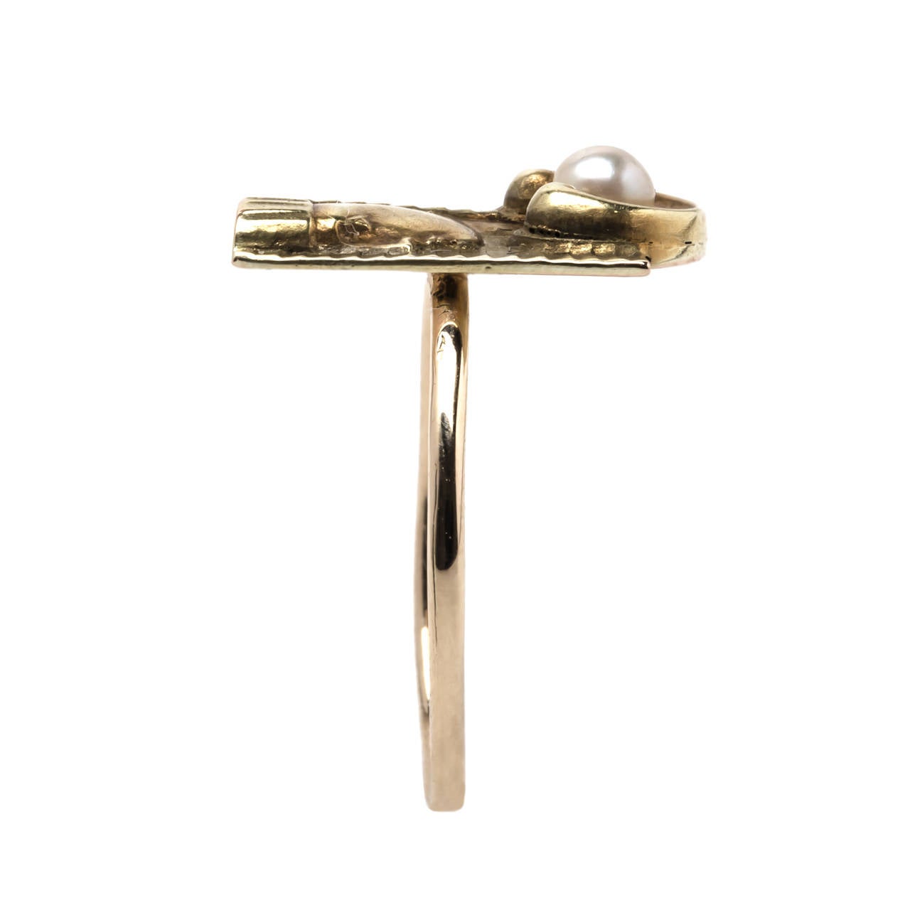 Victorian Egyptian Revival Pharaoh Ring 1