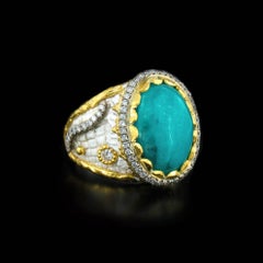 Victor Velyan Brasilianischer Paraiba- und Diamantring