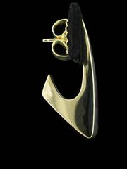 Michael Sugarman Half-Hoop Gold Earrings