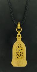 Nirvana Nepalese Gold Buddah Pendant by Carolyn Tyler