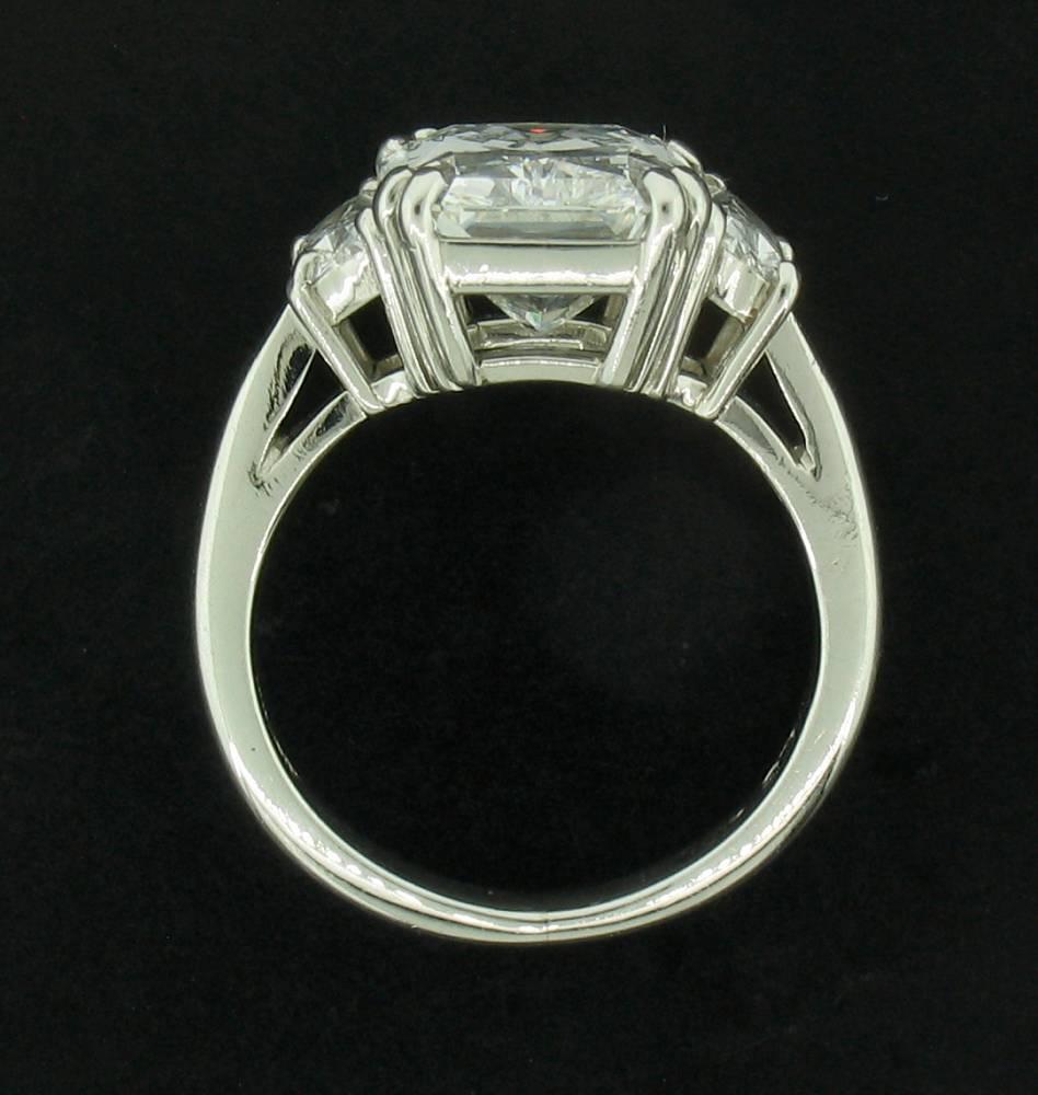 Women's 4.31 Carat Radiant Diamond Ring