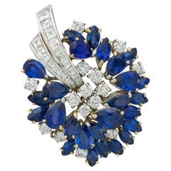 SABBADINI Diamond and Sapphire Earrings