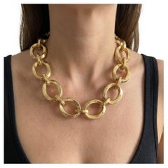 Tiffany & Co. Large Link Necklace in 18K Yellow Gold