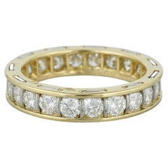Cartier 2 Carat Diamond Eternity Band in 18k Yellow Gold