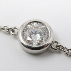 Tiffany & Co. 2 Carat Diamond Elsa Peretti Platinum Necklace