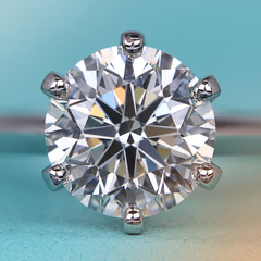 Anello di fidanzamento solitario Tiffany & Co. con diamante rotondo da 3 carati, VVS1, in platino