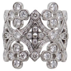 Louis Vuitton Dantelle Diamond 18k White Gold Ring