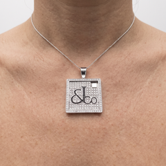 Jacob & Co. 3 Carat Diamond 18k White Gold Puzzle Pendant