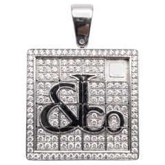 Jacob & Co. 3 Carat Diamond 18k White Gold Puzzle Pendant