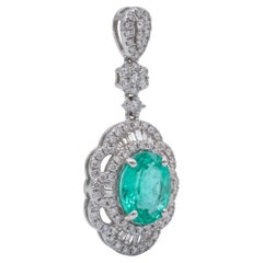 GLS Certified 4 Carat Paraiba Tourmaline Diamond Pendant Necklace