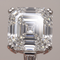 GIA Certified 18.1 Carat G VS1 Emerald Diamond Platinum Ring