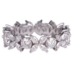 Tiffany & Co Victoria 2 Carat Marquise & Round Diamond Eternity Band