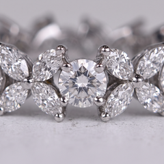 Tiffany & Co Victoria 2 Carat Marquise & Round Diamond Eternity Band