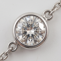 Tiffany & Co. Elsa Peretti Diamond By The Yard Platinum Bracelet