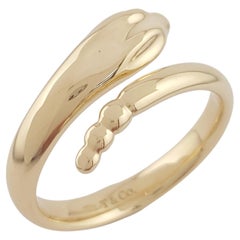 Tiffany & Co Elsa Peretti 18K Yellow Gold Snake Ring