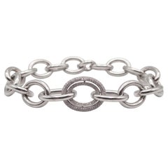 Ivanka Trump – Armband aus 18-karätigem Weißgold mit Diamanten (3 Karat) und Gliederkette