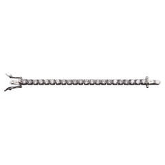 8 Carat Diamond 14K White Gold Tennis Bracelet