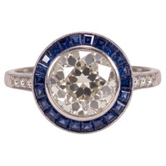 3.52 Carat H VS2 Round Brilliant Diamond White Gold Ring