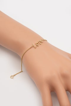 Tiffany & Co. Paloma Picasso 18K Graffiti “Love” Bracelet