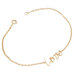 Tiffany & Co. Paloma Picasso 18K Graffiti “Love” Bracelet