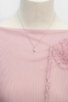 Tiffany & Co. Elsa Peretti Sterling Silver Teardrop Pendant Necklace
