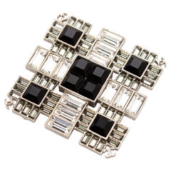 Chanel 2019 Geometric Statement Brooch, Made in Italy