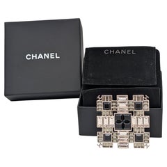 Chanel 2019 Geometric Statement Brooch, Made in Italy