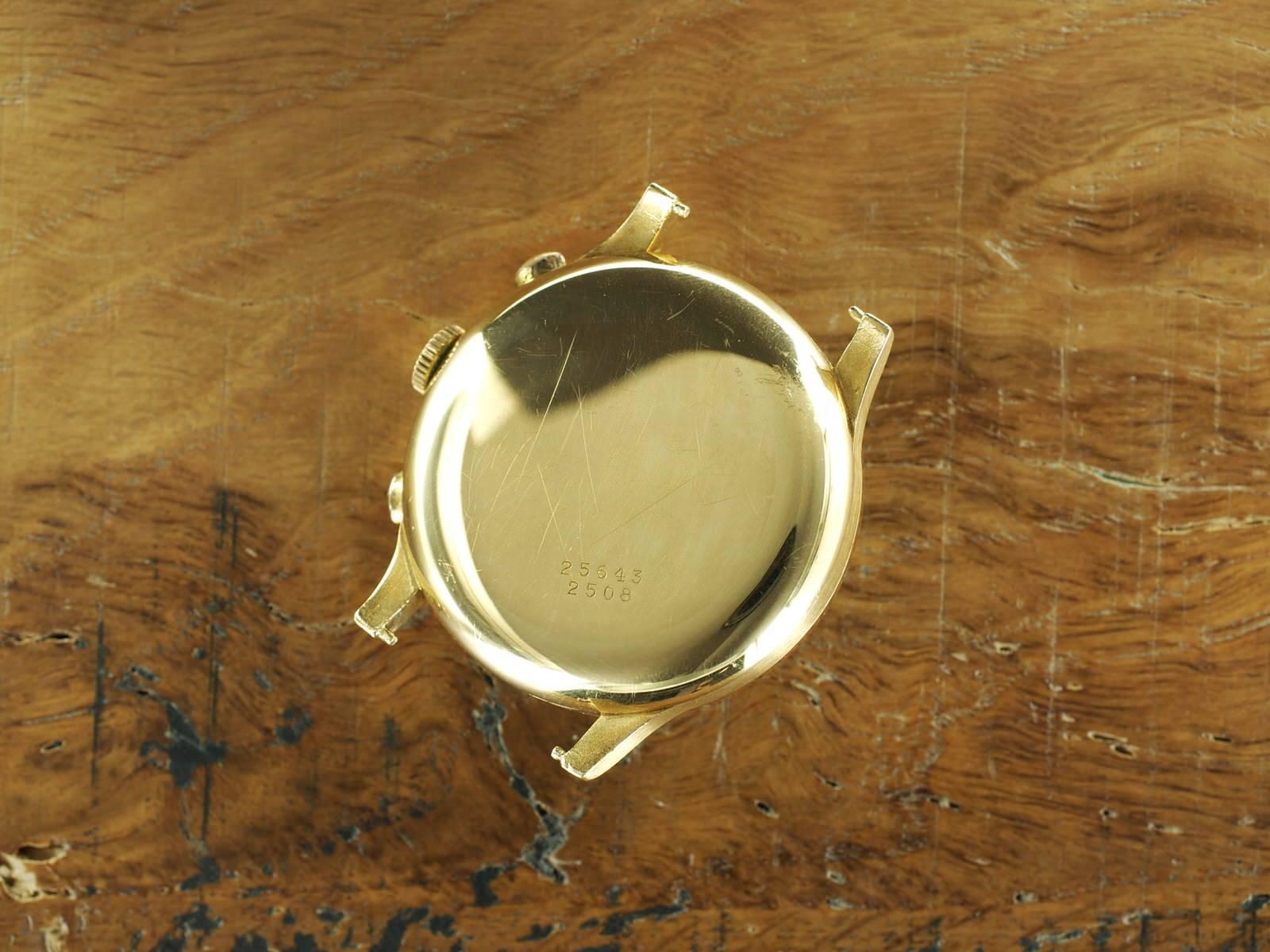 Rolex Yellow Gold Chronograph Wristwatch Ref 2508 For Sale 1