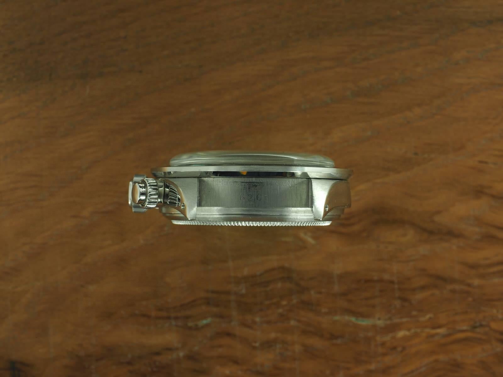 Women's or Men's Rolex Astrua Stainless Steel Cosmograph Wristwatch Ref 6263 For Sale