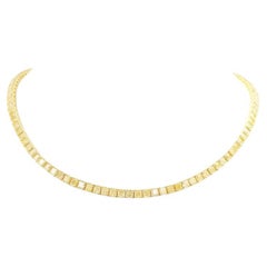 Collana di diamanti con taglio a cuscino giallo intenso da 48 carati LEGACY 0,60 carati ciascuno