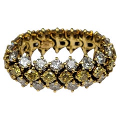 Anello con diamante flessibile Harry Winston da 4,50 carati